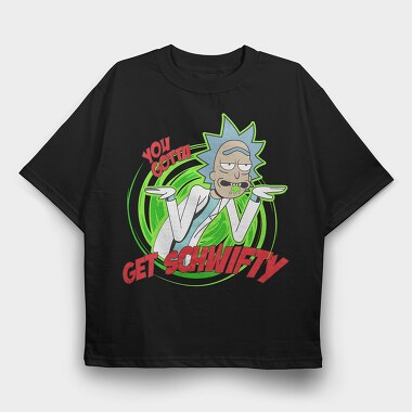 Rick and Morty 43, Tricou Oversize Barbati (Unisex)
