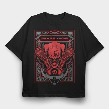 Gears of War Retrospective, Tricou Oversize Barbati (Unisex)