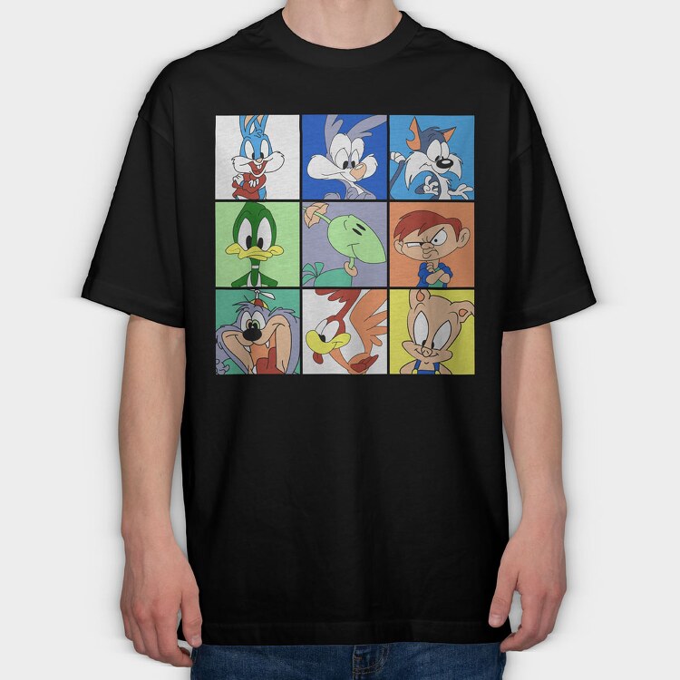 Tiny Toon 3, Tricou Oversize Barbati (Unisex)