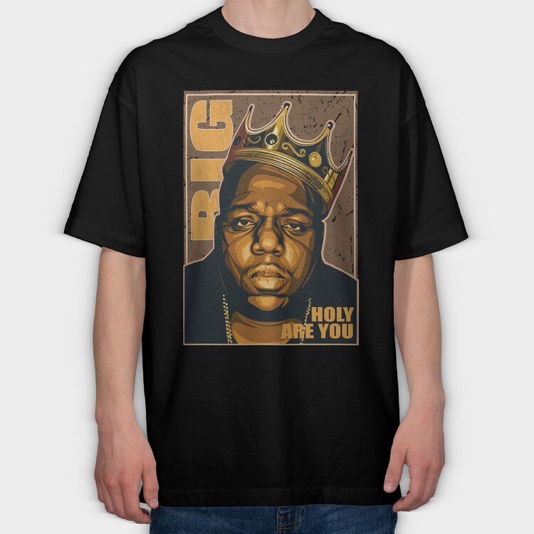 Notorious Big 2, Tricou Oversize Barbati (Unisex)