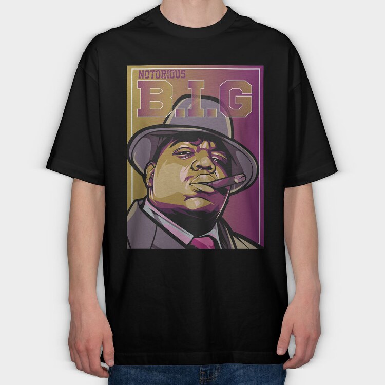 Notorious Big, Tricou Oversize Barbati (Unisex)