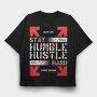 Stay Humble 1, Tricou Oversize Barbati (Unisex)