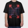 Stay Humble 2, Tricou Oversize Barbati (Unisex)