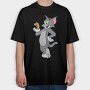 Tom and Jerry 18, Tricou Oversize Barbati (Unisex)