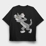 Tom and Jerry 2, Tricou Oversize Barbati (Unisex)