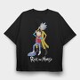 Rick and Morty 66, Tricou Oversize Barbati (Unisex)