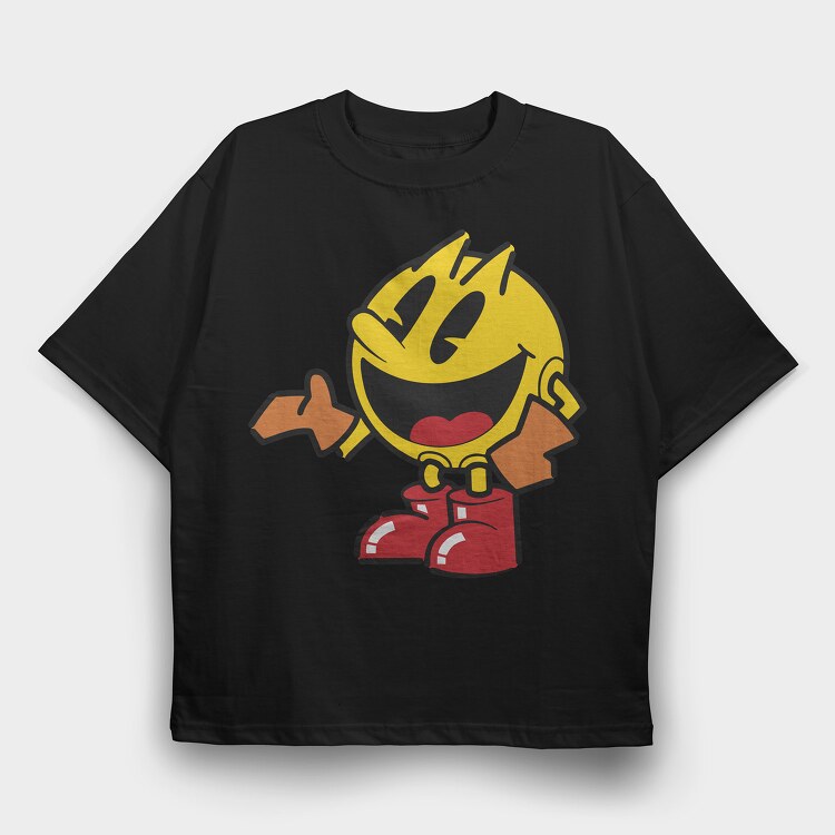 Pacman 2, Tricou Oversize Barbati (Unisex)