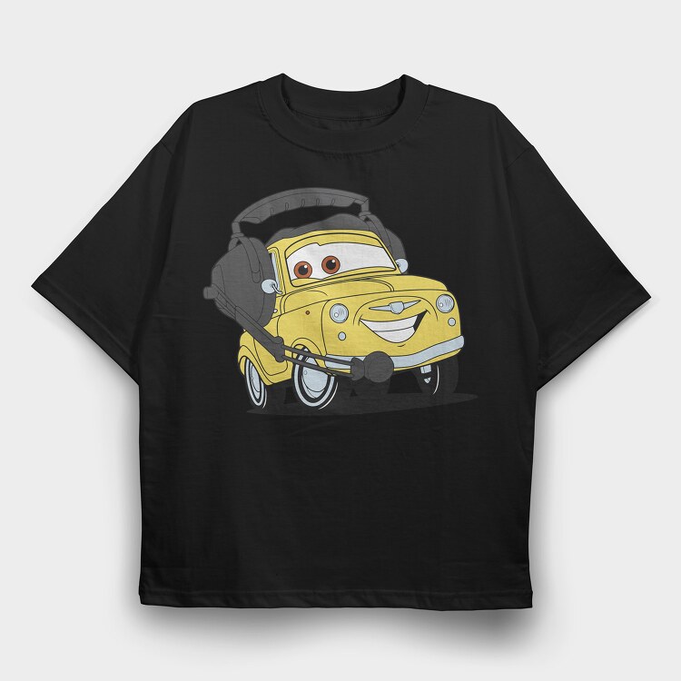 Cars 2, Tricou Oversize Barbati (Unisex)