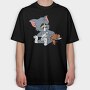 Tom and Jerry 22, Tricou Oversize Barbati (Unisex)