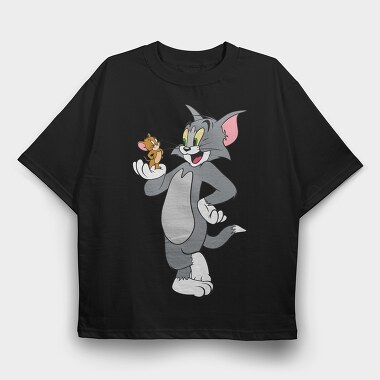 Tom and Jerry 3, Tricou Oversize Barbati (Unisex)