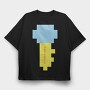 Pacman 29, Tricou Oversize Barbati (Unisex)