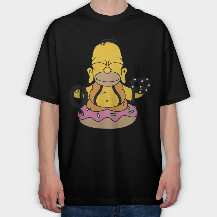 Homer Simpson, Tricou Oversize Barbati (Unisex)