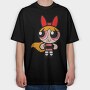 Cartoon Retro the Powerpuff Girls 6, Tricou Oversize Barbati (Unisex)