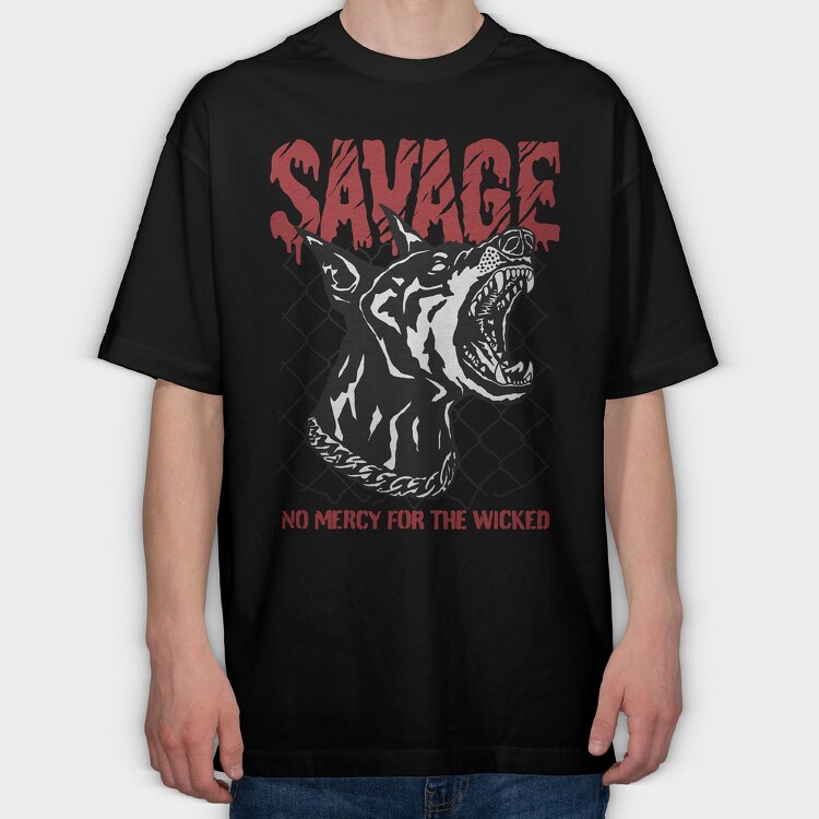 Savage 2, Tricou Oversize Barbati (Unisex)