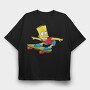 Cartoon Retro the Simpsons 5, Tricou Oversize Barbati (Unisex)