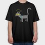 Vector Simpsons Cat2, Tricou Oversize Barbati (Unisex)