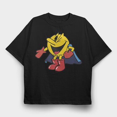 Pacman 8, Tricou Oversize Barbati (Unisex)