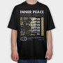 Inner Peace 2, Tricou Oversize Barbati (Unisex)