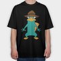 Phineas and Ferb 13, Tricou Oversize Barbati (Unisex)