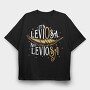 It S Leviosa Not Leviosa Harry Potter, Tricou Oversize Barbati (Unisex)
