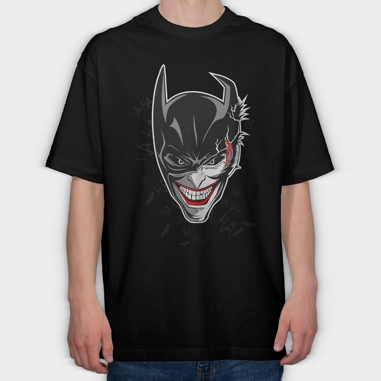 Jocker Ha Ha Ha, Tricou Oversize Barbati (Unisex)