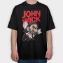 John Wick Mario, Tricou Oversize Barbati (Unisex)
