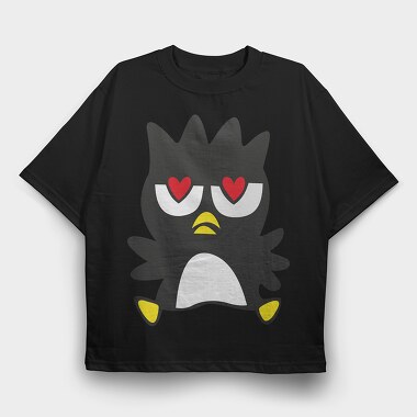 Cartoon Retro Badtz Maru 5, Tricou Oversize Barbati (Unisex)