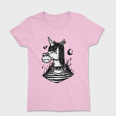 Tricou Femei, Emo Unicorn