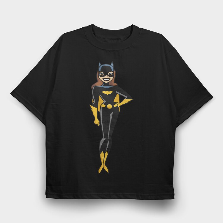 Cartoon Retro Batman 6, Tricou Oversize Barbati (Unisex)