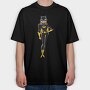 Cartoon Retro Batman 6, Tricou Oversize Barbati (Unisex)