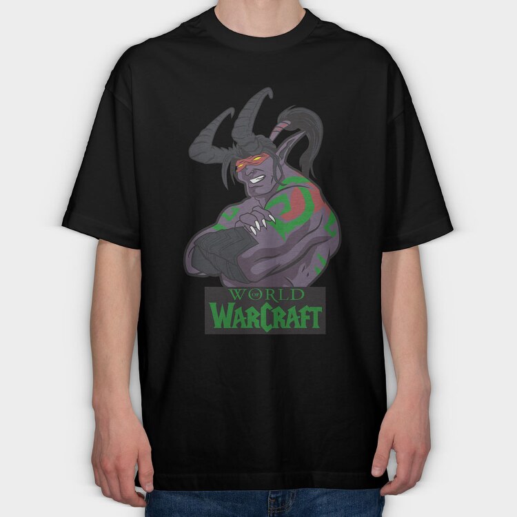 Warcraft 9, Tricou Oversize Barbati (Unisex)