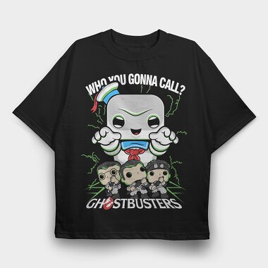 Who You Gonna Call Ghostbusters, Tricou Oversize Barbati (Unisex)