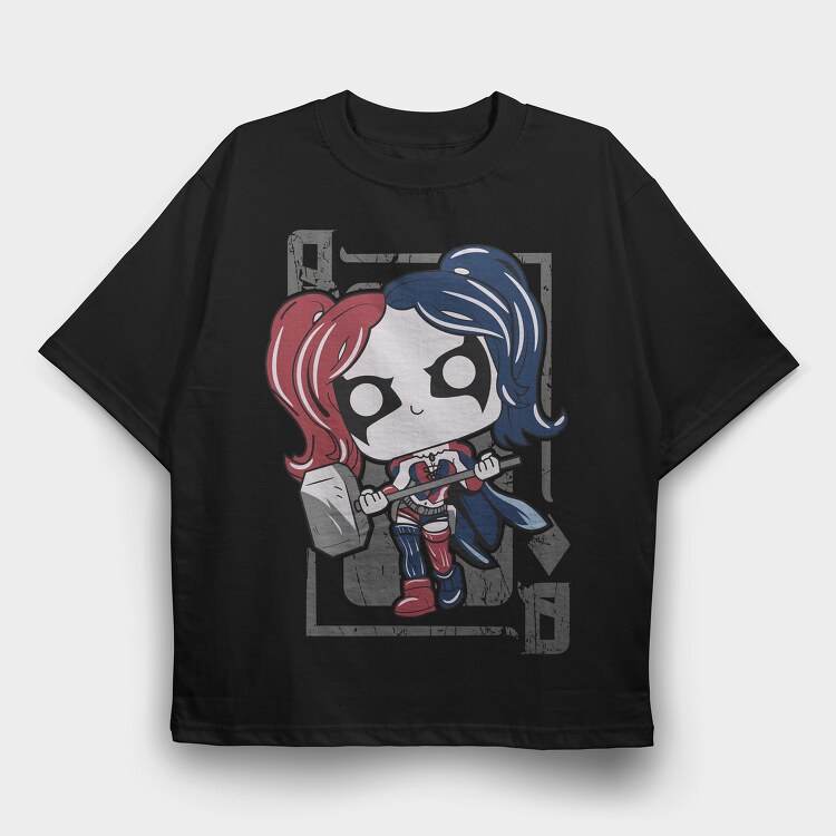 Women s DC Funko, Tricou Oversize Barbati (Unisex)