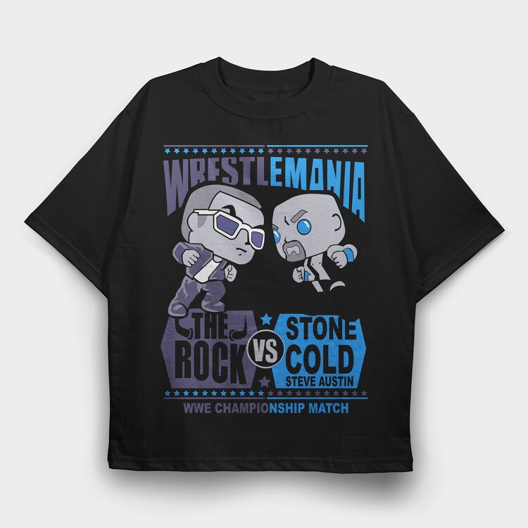 Wrestlemania, Tricou Oversize Barbati (Unisex)