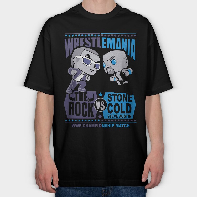 Wrestlemania, Tricou Oversize Barbati (Unisex)