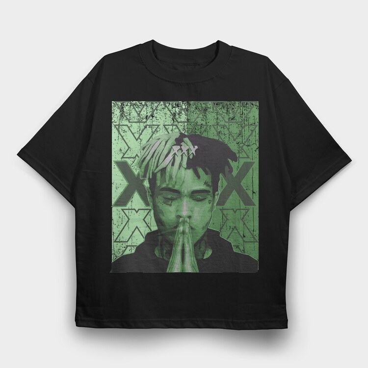 Xxx Tentacion, Tricou Oversize Barbati (Unisex)