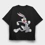 Cartoon Retro Bugs Bunny 1, Tricou Oversize Barbati (Unisex)