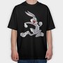 Cartoon Retro Bugs Bunny 1, Tricou Oversize Barbati (Unisex)