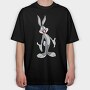 Cartoon Retro Bugs Bunny 2, Tricou Oversize Barbati (Unisex)