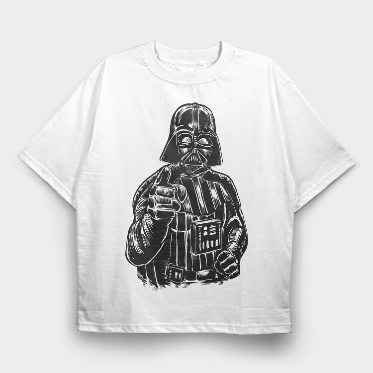 Darth Vader Wants You, Tricou Oversize Barbati (Unisex)