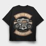 Ride Till Death, Tricou Oversize Barbati (Unisex)