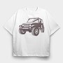Off Road 2, Tricou Oversize Barbati (Unisex)