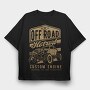 Offroad Hotrod, Tricou Oversize Barbati (Unisex)