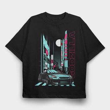 GTR JAPAN, Tricou Oversize Barbati (Unisex)