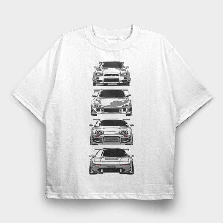 JAPAN FINEST, Tricou Oversize Barbati (Unisex)