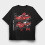 Silhouette GTR, Tricou Oversize Barbati (Unisex)