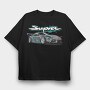 Supra MK5 HKS, Tricou Oversize Barbati (Unisex)