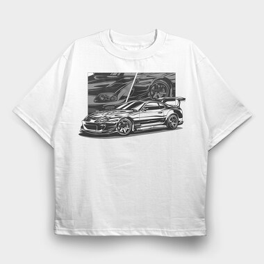 SUPRA, Tricou Oversize Barbati (Unisex)