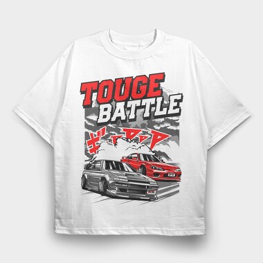 TOUGE BATTLE, Tricou Oversize Barbati (Unisex)