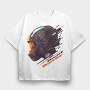 Road Warrior Motorcycle Design, Tricou Oversize Barbati (Unisex)